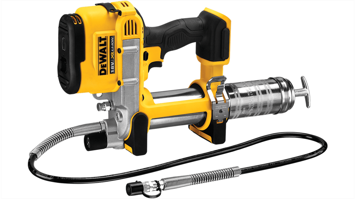 Ingrassatore manuale DeWALT DCGG571NK-XJ, pressione massima 690bar, capacità 400 ml