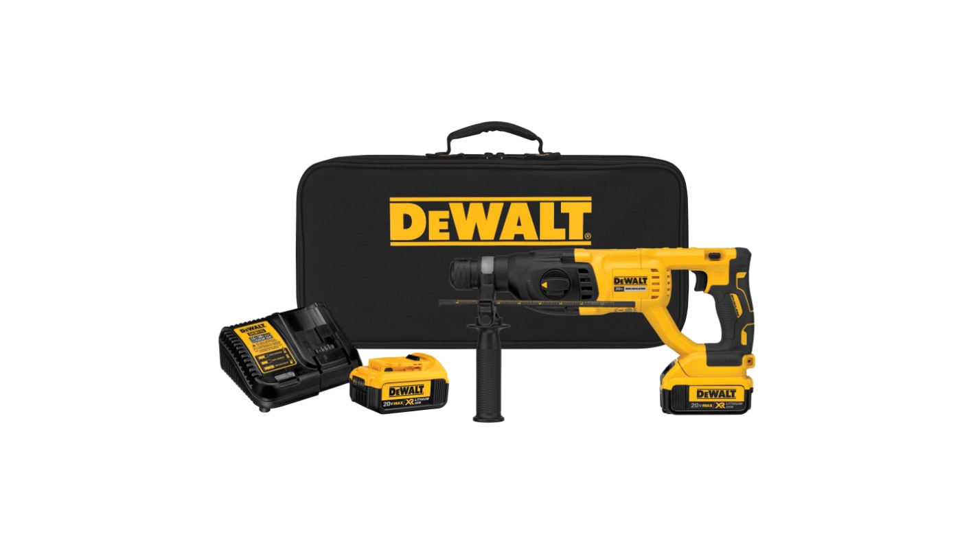 Taladro combinado DeWALT a batería Li-Ion de 18V 3Ah con 1 batería, EU