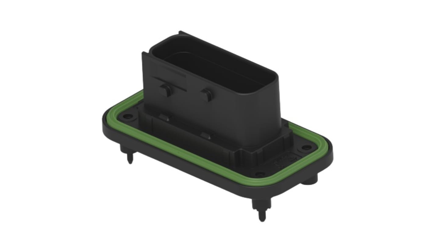 File di contatti PCB TE Connectivity, 18 vie, 2 file, passo 6mm