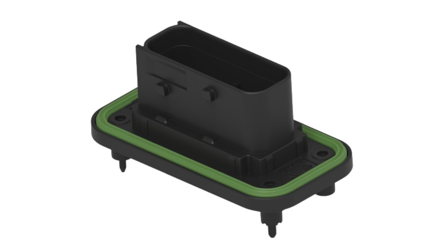 File di contatti PCB TE Connectivity, 15 vie, 2 file, passo 6mm