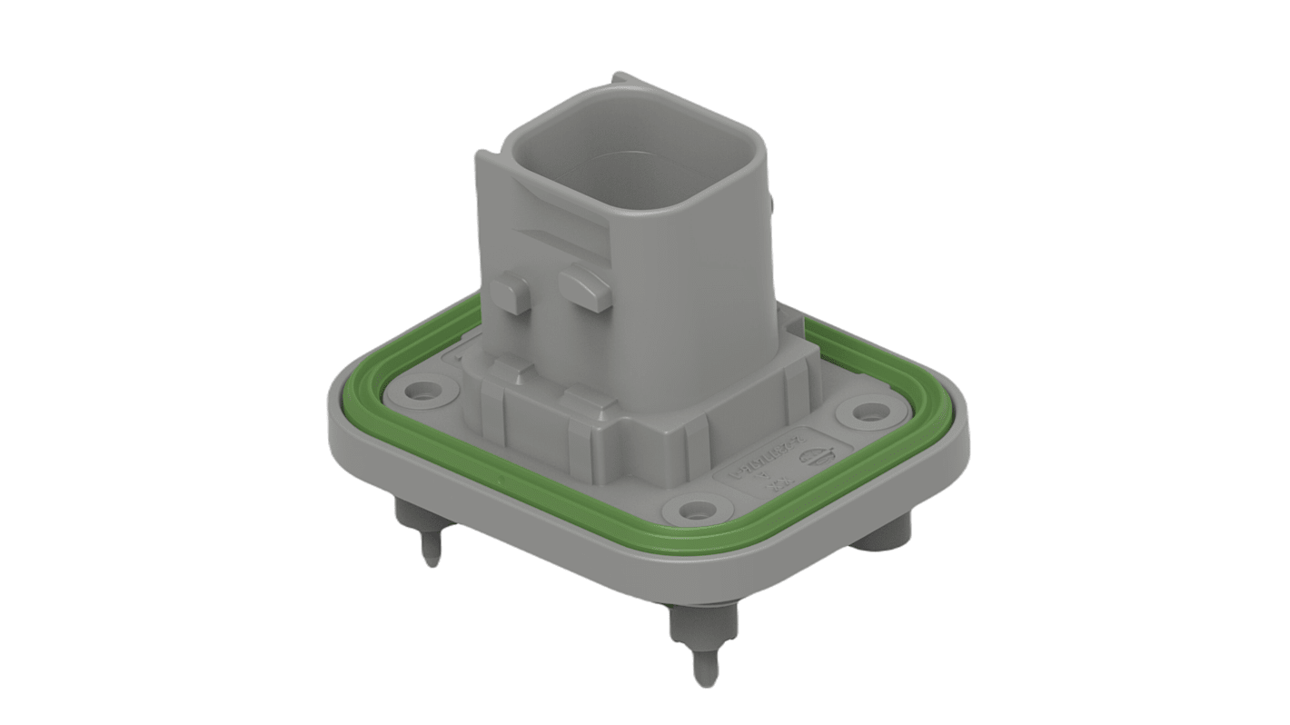 Embase pour CI TE Connectivity, 2-23774, 4 pôles , 6mm, 2 rangées , 20A, Verticale