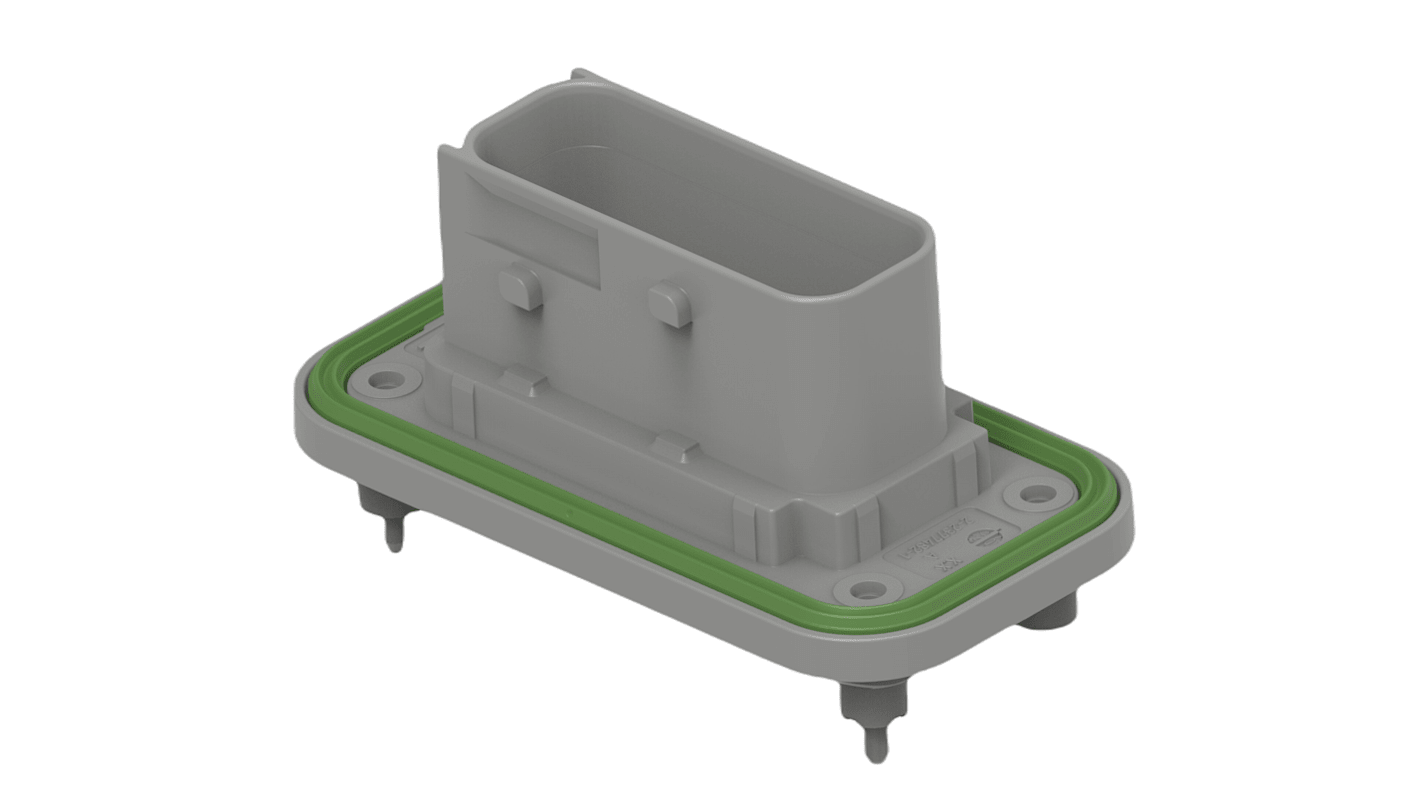 File di contatti PCB TE Connectivity, 18 vie, 2 file, passo 6mm