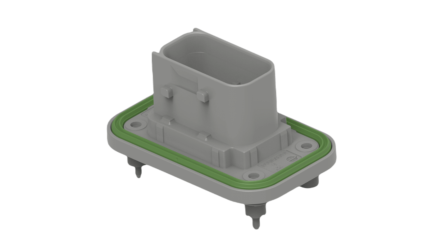 Embase pour CI TE Connectivity, 2-23781, 10 pôles , 6mm, 2 rangées , 20A, Verticale