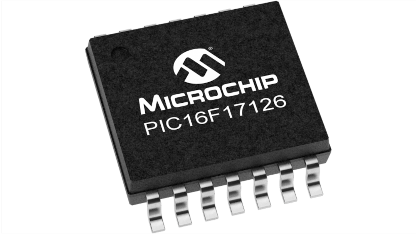 Microcontrolador Microchip PIC16F17126-I/ST, núcleo PIC16 de 8bit, 64MHZ, TSSOP de 14 pines