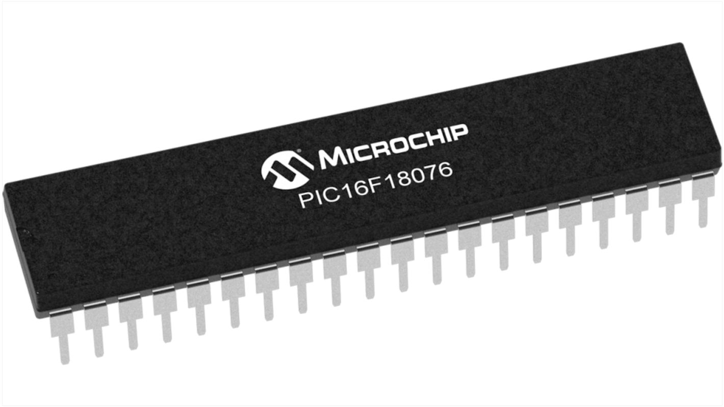 Microcontrollore Microchip, PIC16, PDIP, PIC16, 40 Pin, Montaggio su circuito stampato, 8bit, 64MHz