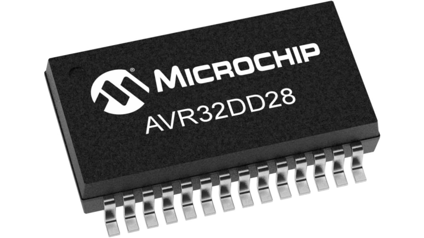 Microchip Mikrovezérlő AVR, 28-tüskés SOIC, 8bit bites