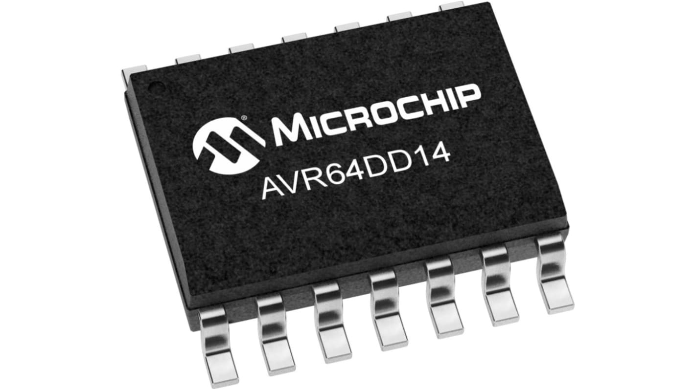 Microchip Mikrocontroller AVR AVR 8bit SMD 64 KB SOIC 14-Pin 24MHz