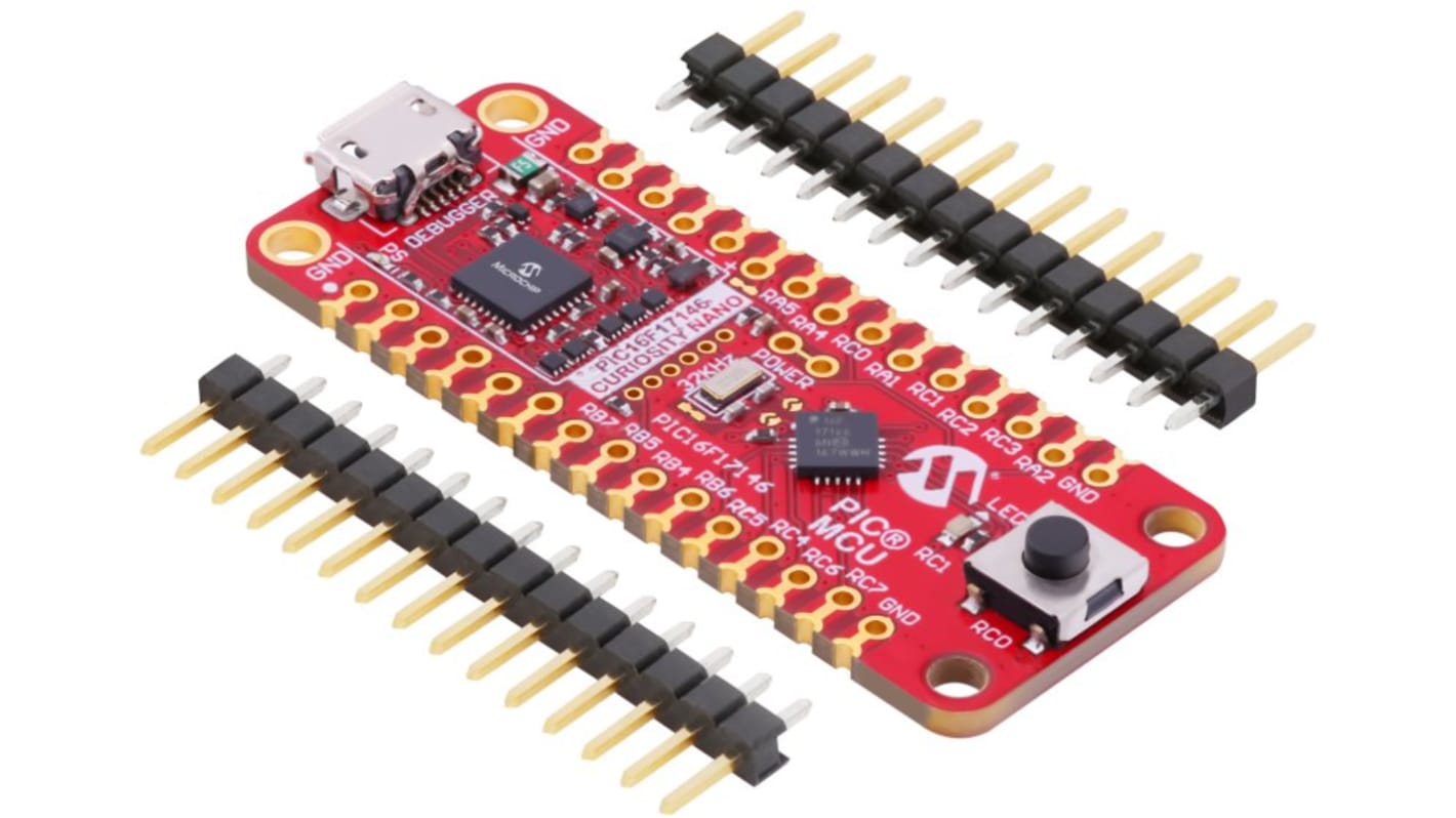 Microchip PIC16F17146 Curiosity Nano Evaluation Kit Evaluation Kit Evaluation Kit EV72J15A