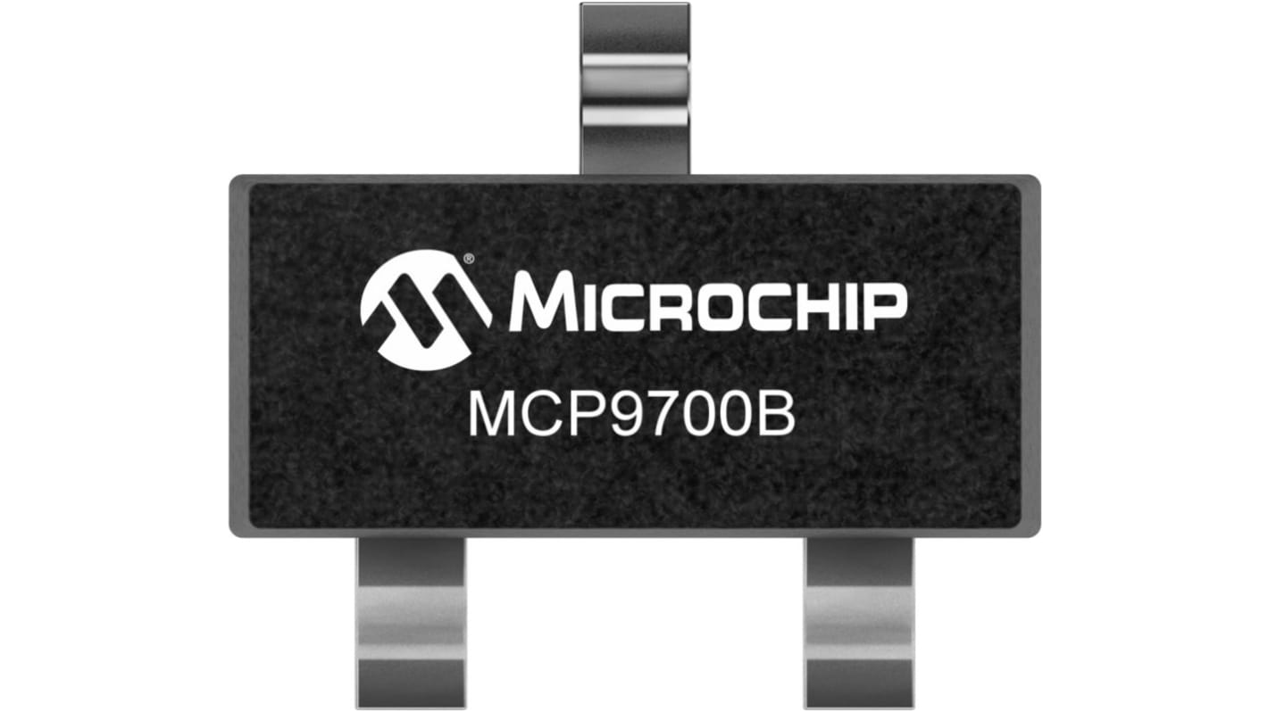 Microchip MCP970X Series Thermistor IC, Analogue Output, Surface Mount, ±1°C, 3 Pins