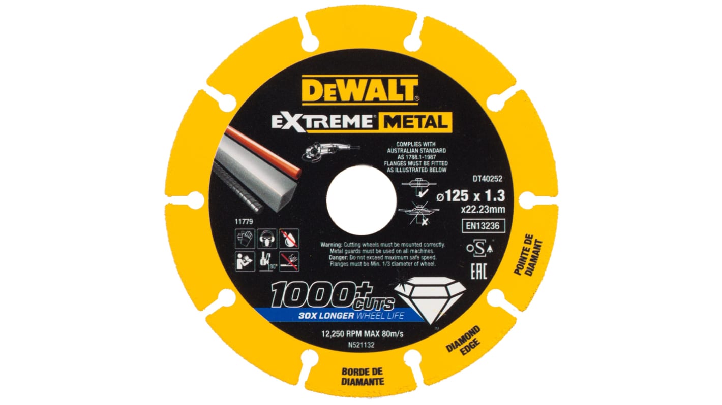 DeWALT, Longitud de Corte 125mm, unidades, para Metal