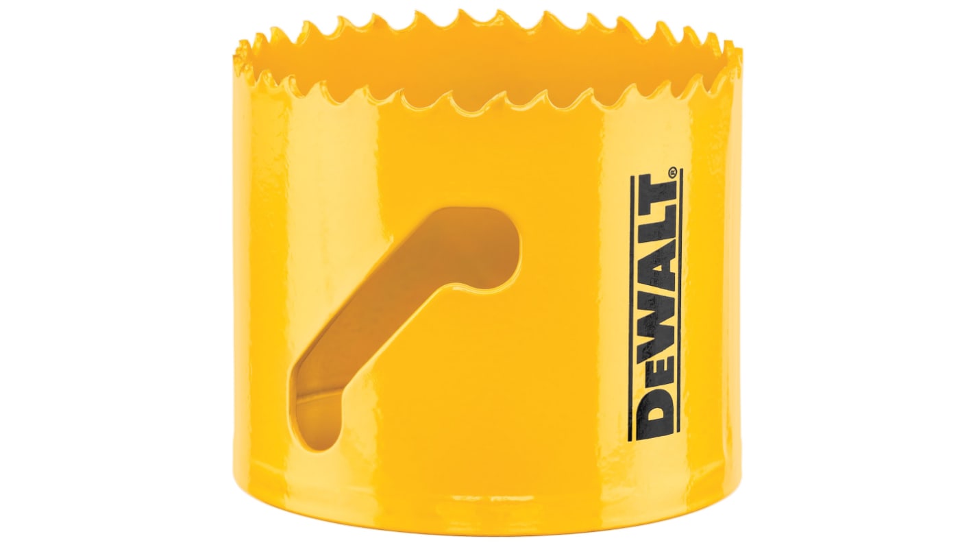 DeWalt Bi-Metall Lochsäge 114 Mm – Extra Tiefe Zähne Für Präzise Schnitte, DT8214L-QZ