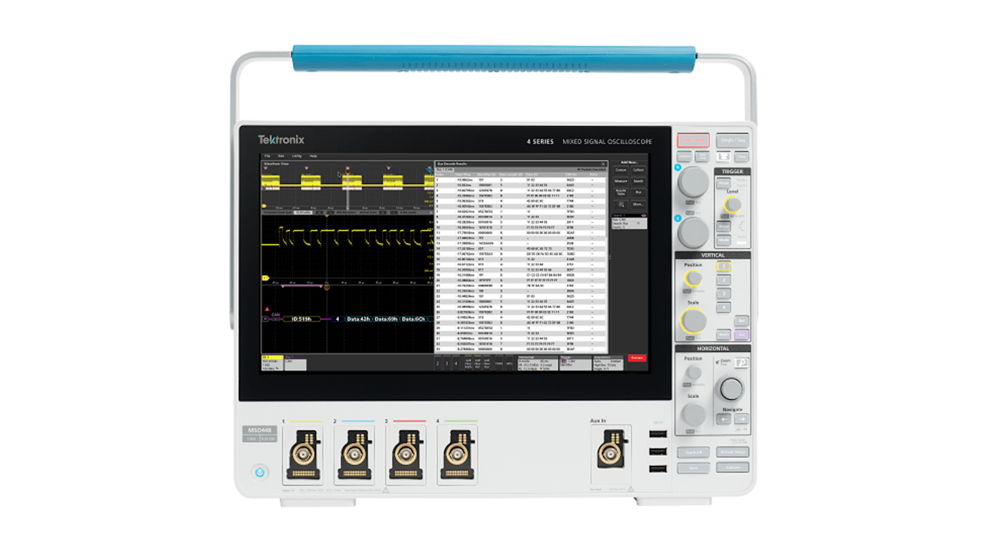 Tektronix MSO44B Series Analogue, Digital Mixed Signal Mixed Signal Oscilloscope, 4 Analogue Channels, 1.5GHz, 32