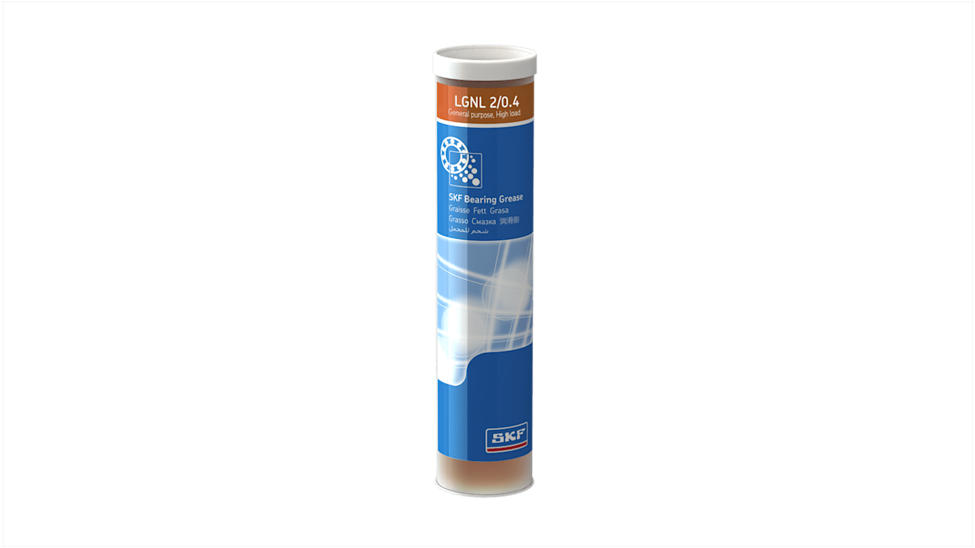 Graisse pour roulement LGNL 2/0.4 Huile minérale SKF, Cartouche de 420 ml