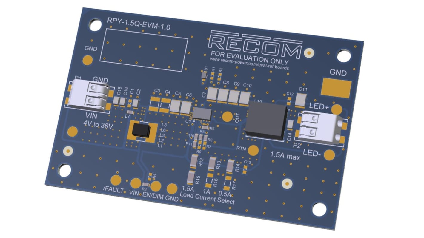 RPY-1.5Q-EVM-1 | Recom Evaluation Module DC-DC Converter for RPY-1.5Q ...