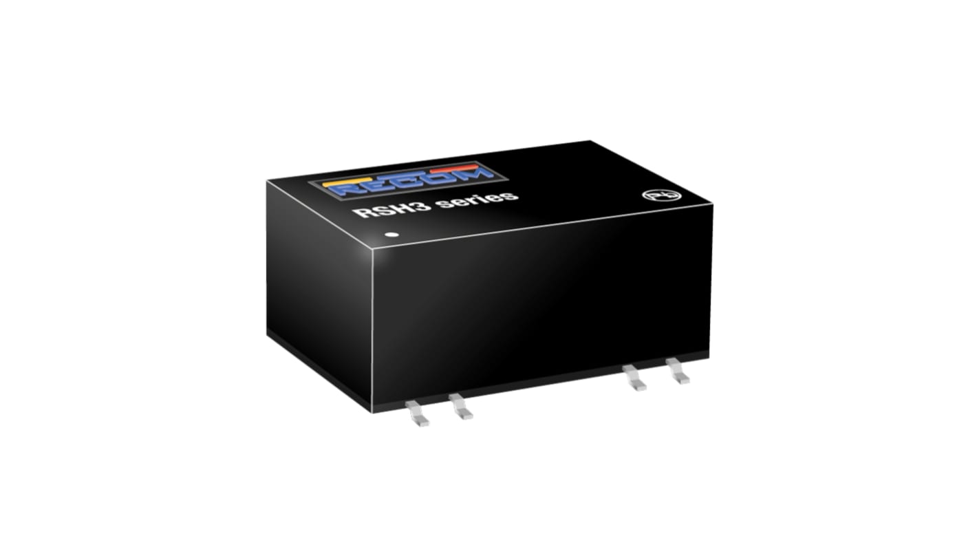 Convertidor dc-dc 3W, Salida ±12V dc, ±125mA