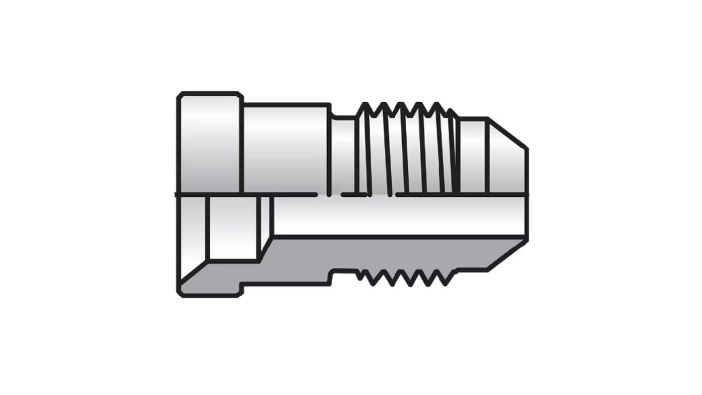 Riduttore filettato dritto idraulico Parker, connettore A: UNF 1 1/16-12 femmina, B: UNF 7/16-20 maschio