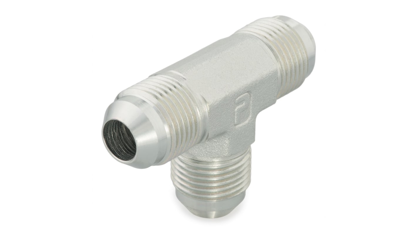 Racor hidráulico, Parker, 14 JTX-S, Connector A UNF 1 3/16-12 macho, Connector B UNF 1 3/16-12 macho