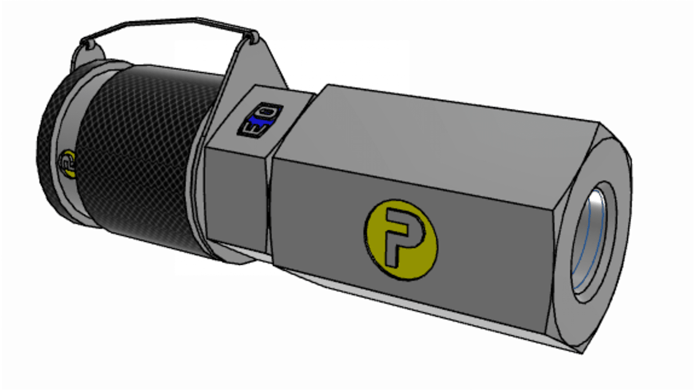 Racor hidráulico, Parker, 4TTP4MXS, Connector A BSPP 1/4 hembra, Connector B UNF 7/16-20