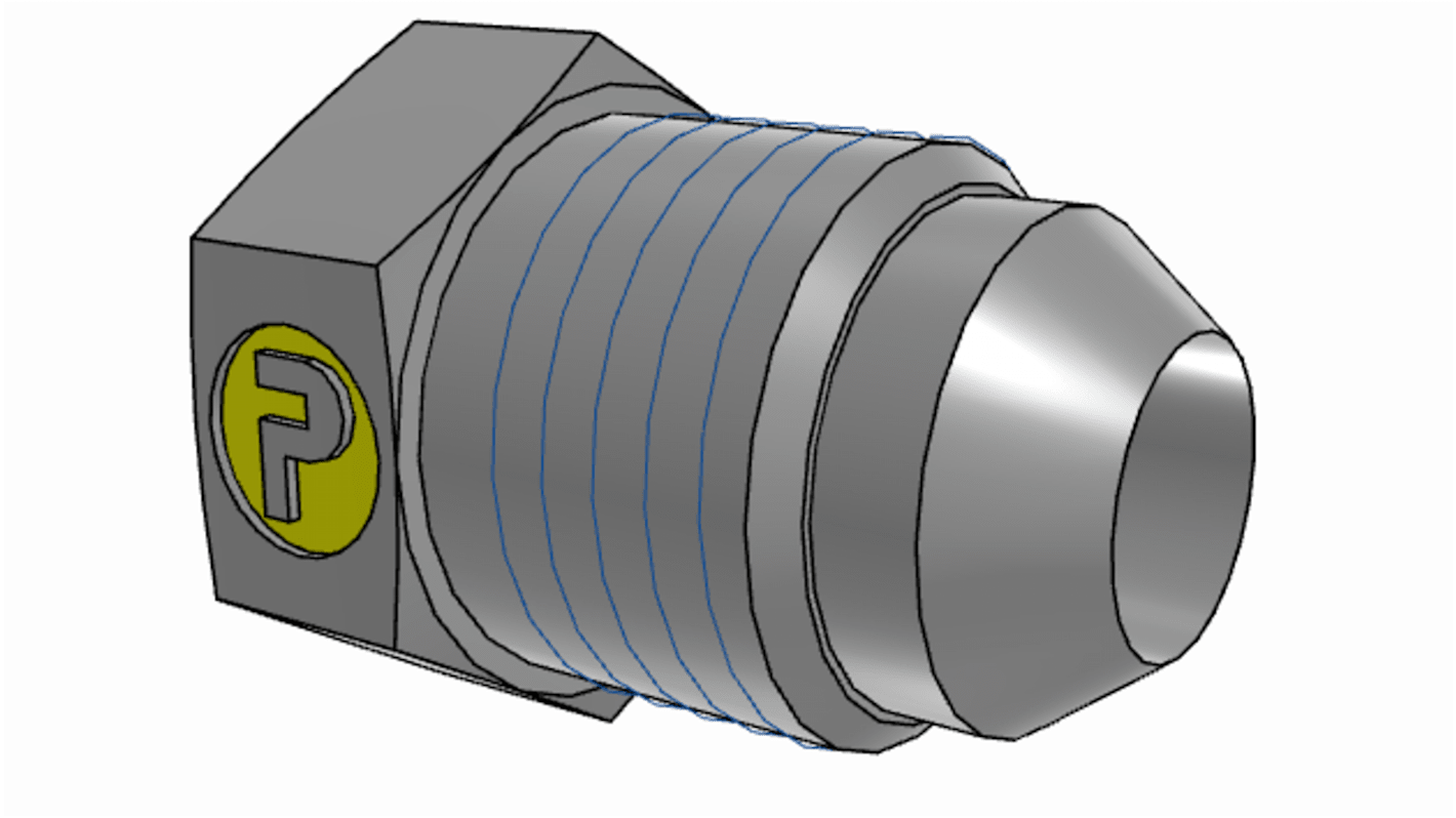 Parker PNMTX, Hydraulikanschluss, Verschlussstopfen, Stahl