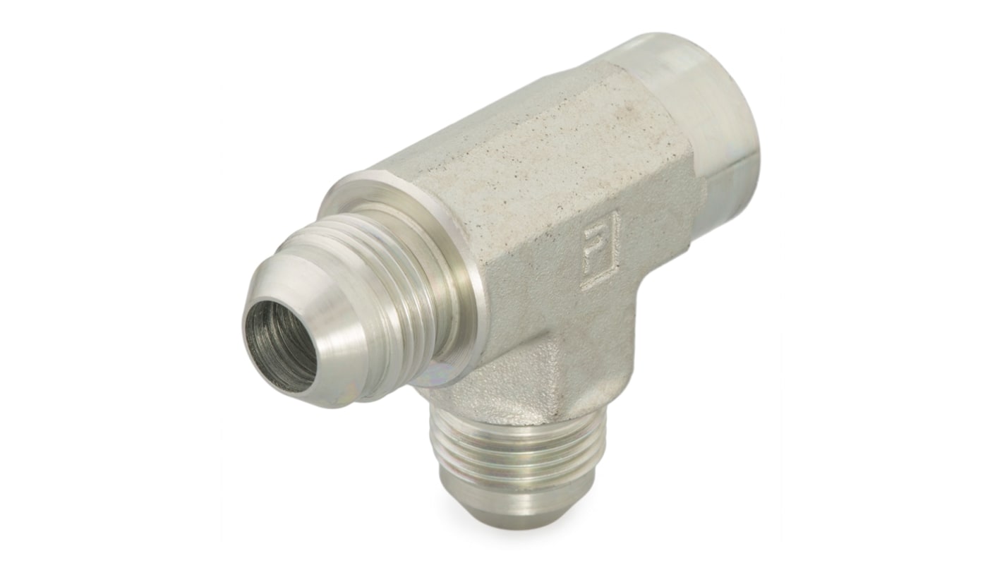 Racor hidráulico, Parker, 8-8-8 MTX-S, Connector A NPTF 1/2 macho, Connector B UNF 3/4-16 hembra