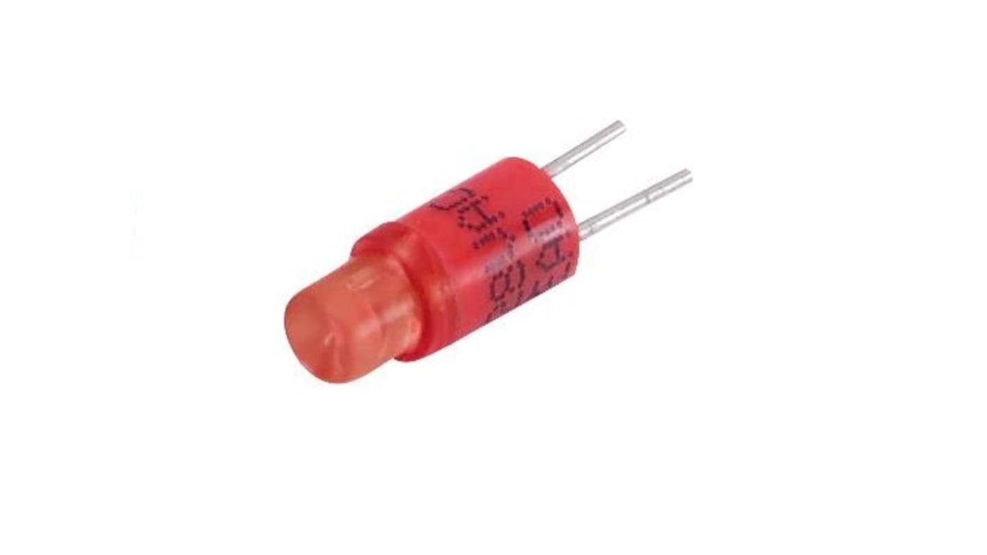 EAO Red LED LED Reflector Bulb, 28V ac/dc, 45mcd