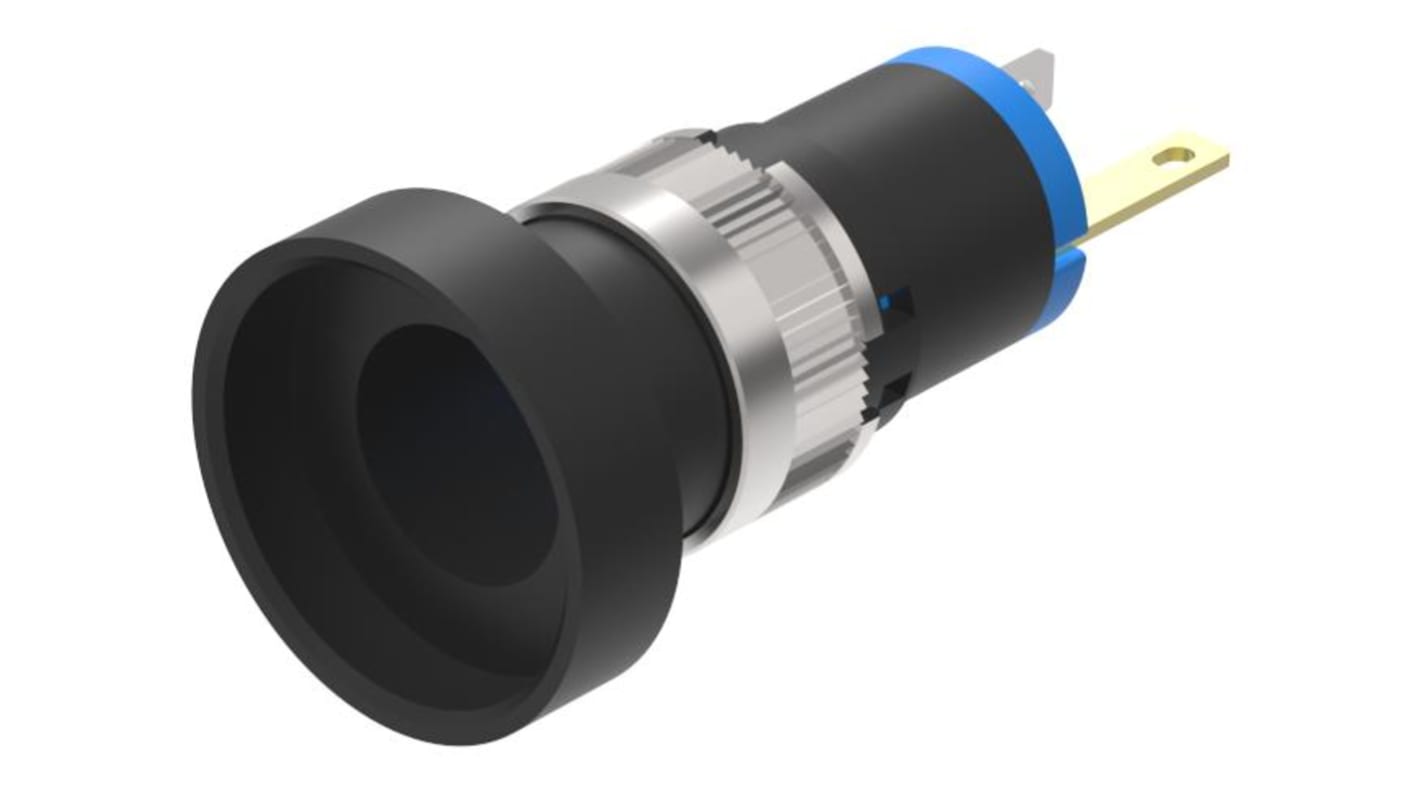 EAO Pushbutton Actuator for Use with Illuminated Pushbutton