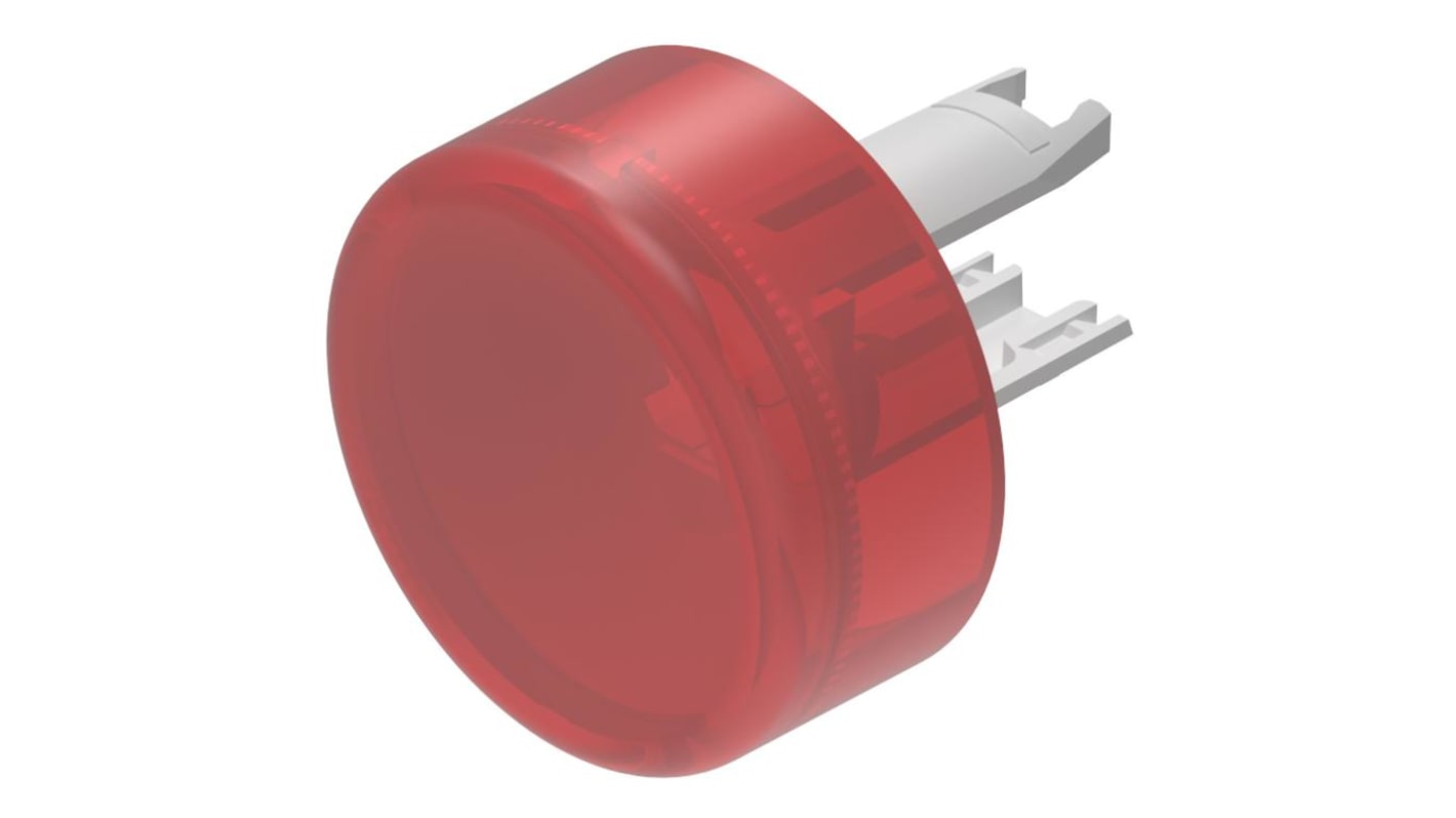 Lente pulsante Rotonda EAO 18-962.2, colore Rosso, per uso con Pulsante