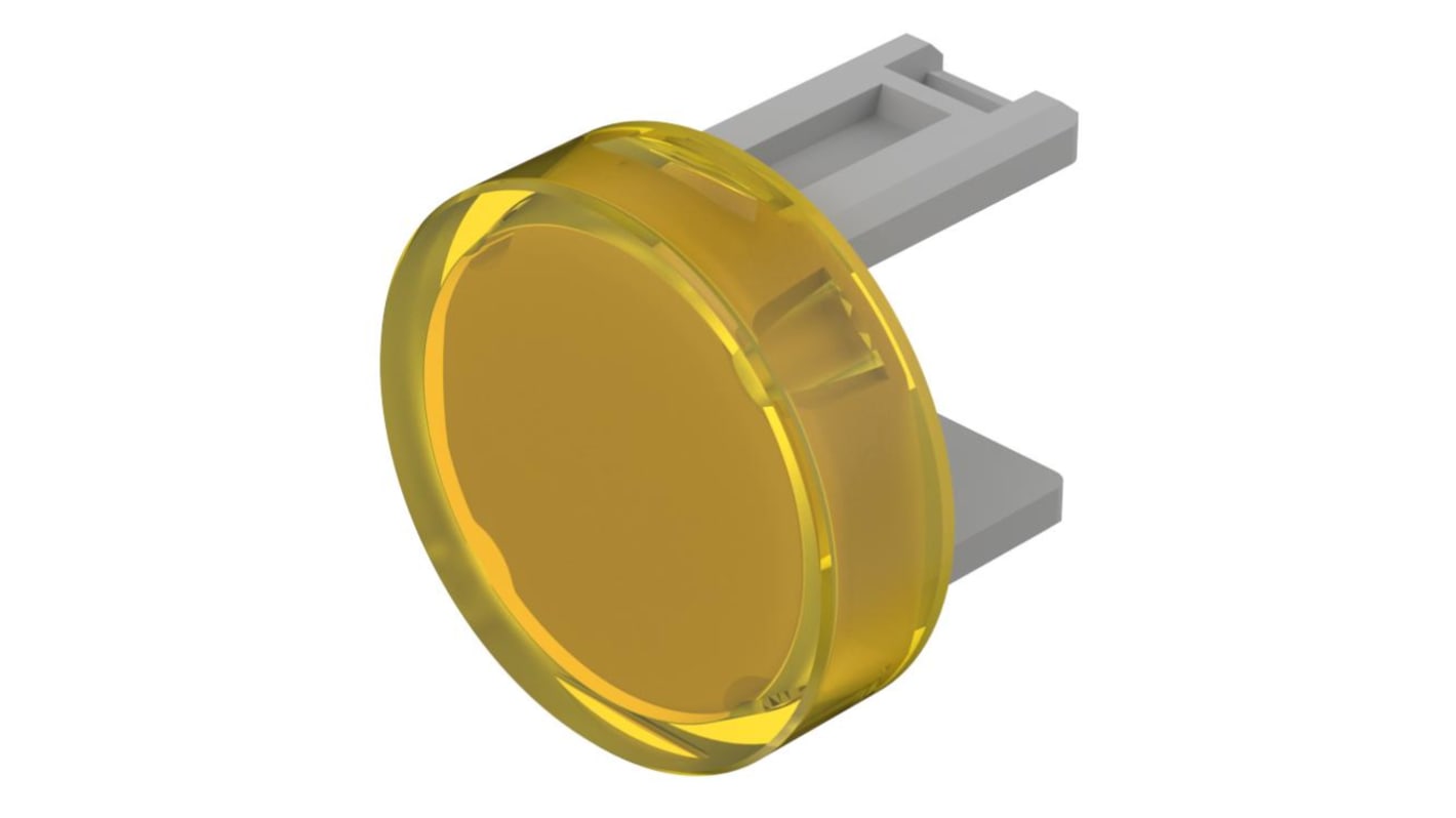 EAO Yellow Round Push Button Lens for Use with Push Button