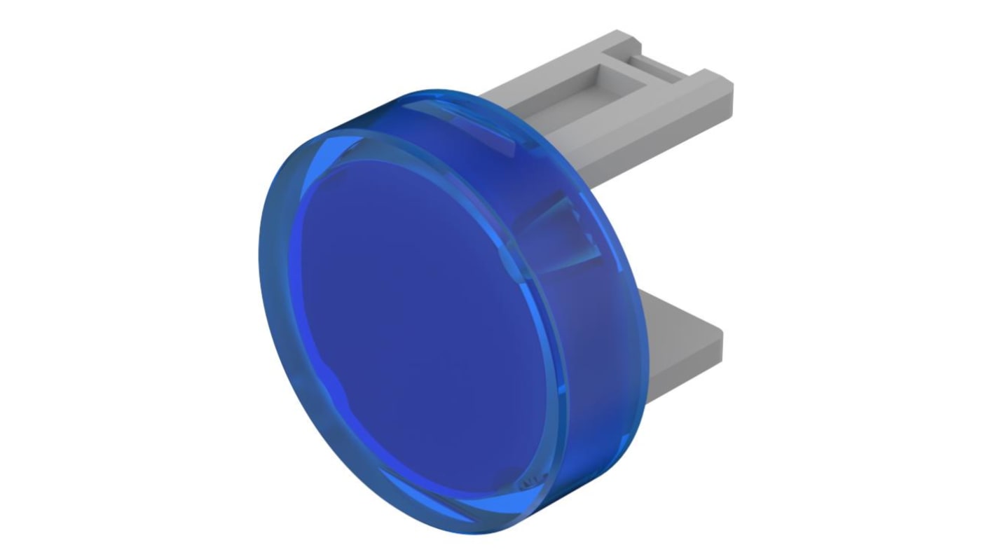 EAO Blue Round Push Button Lens for Use with Push Button