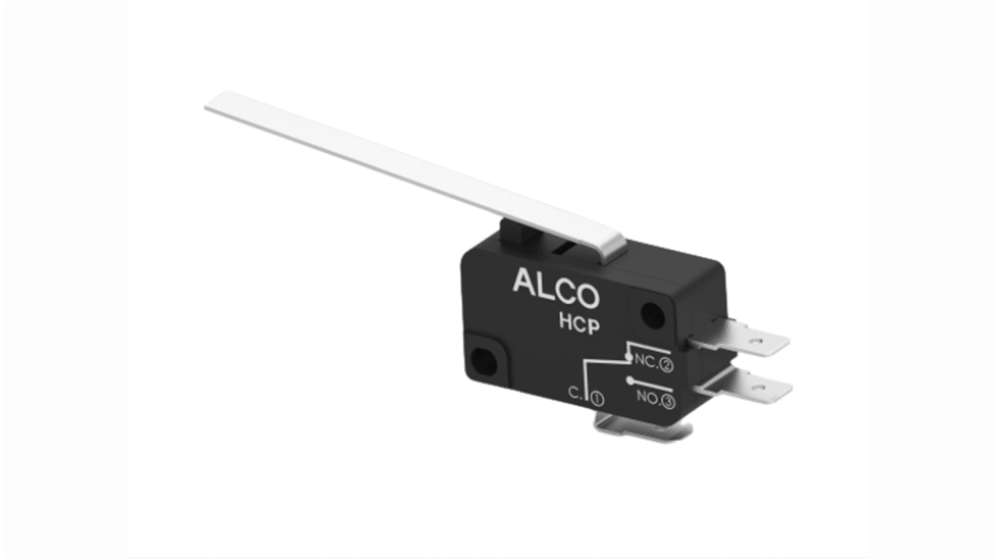 HCP10DTD3L04 TE Connectivity Long Straight Lever Snap Action Micro