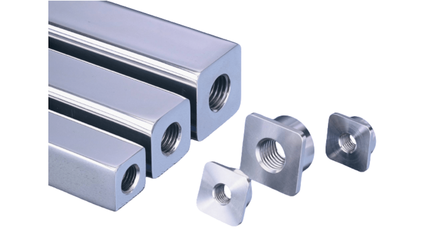 A025/005 | Nu-Tech Engineering Square Stainless Steel Tube Insert, M16 ...