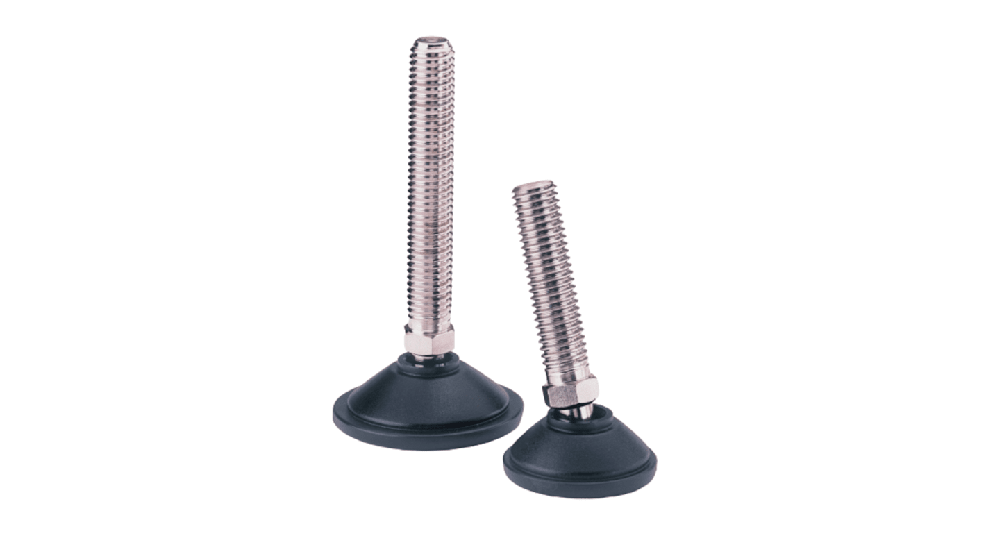 A045/012 Piedino regolabile Nu-Tech Engineering, Ø 50mm, M8 x 40mm