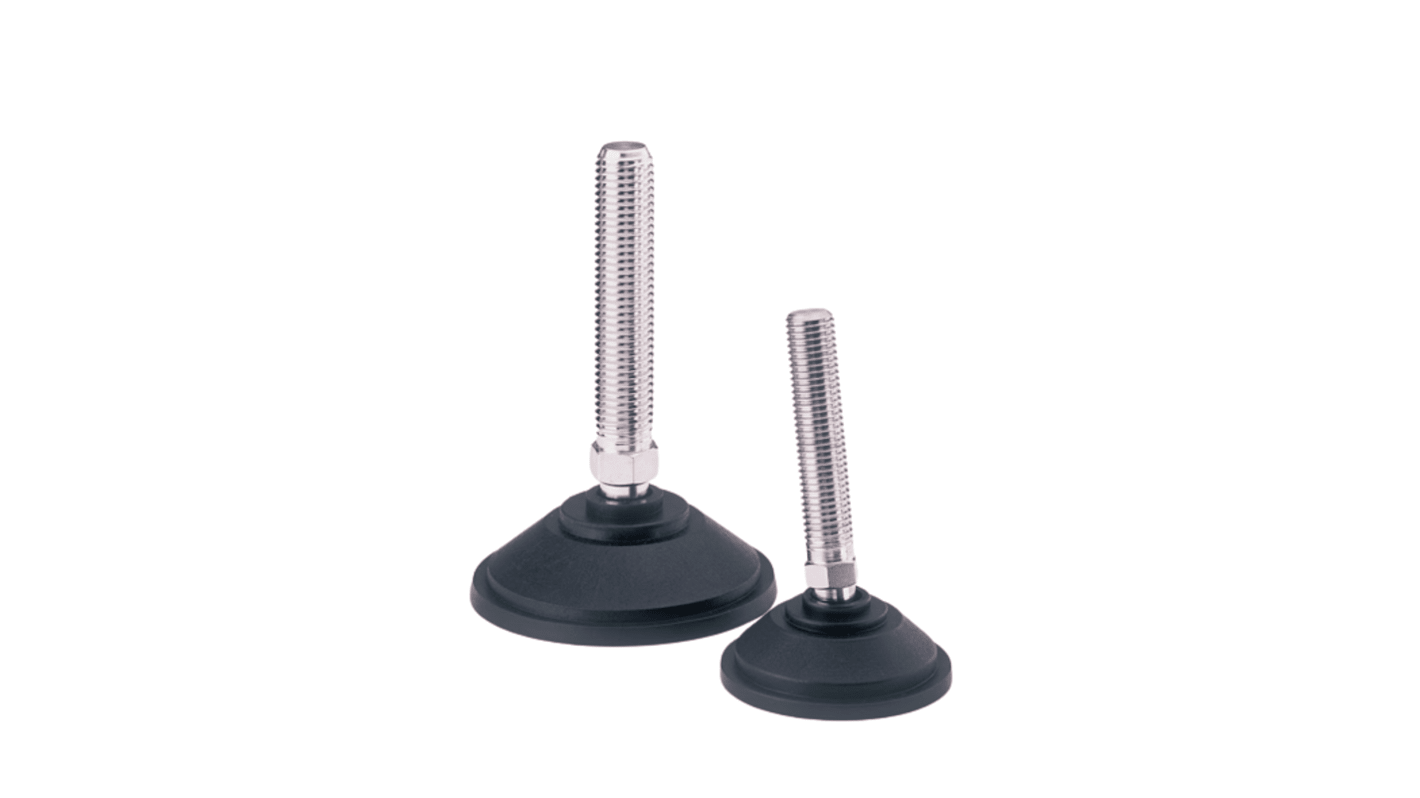 Levelling Foot Stainless Steel - M8x30mm
