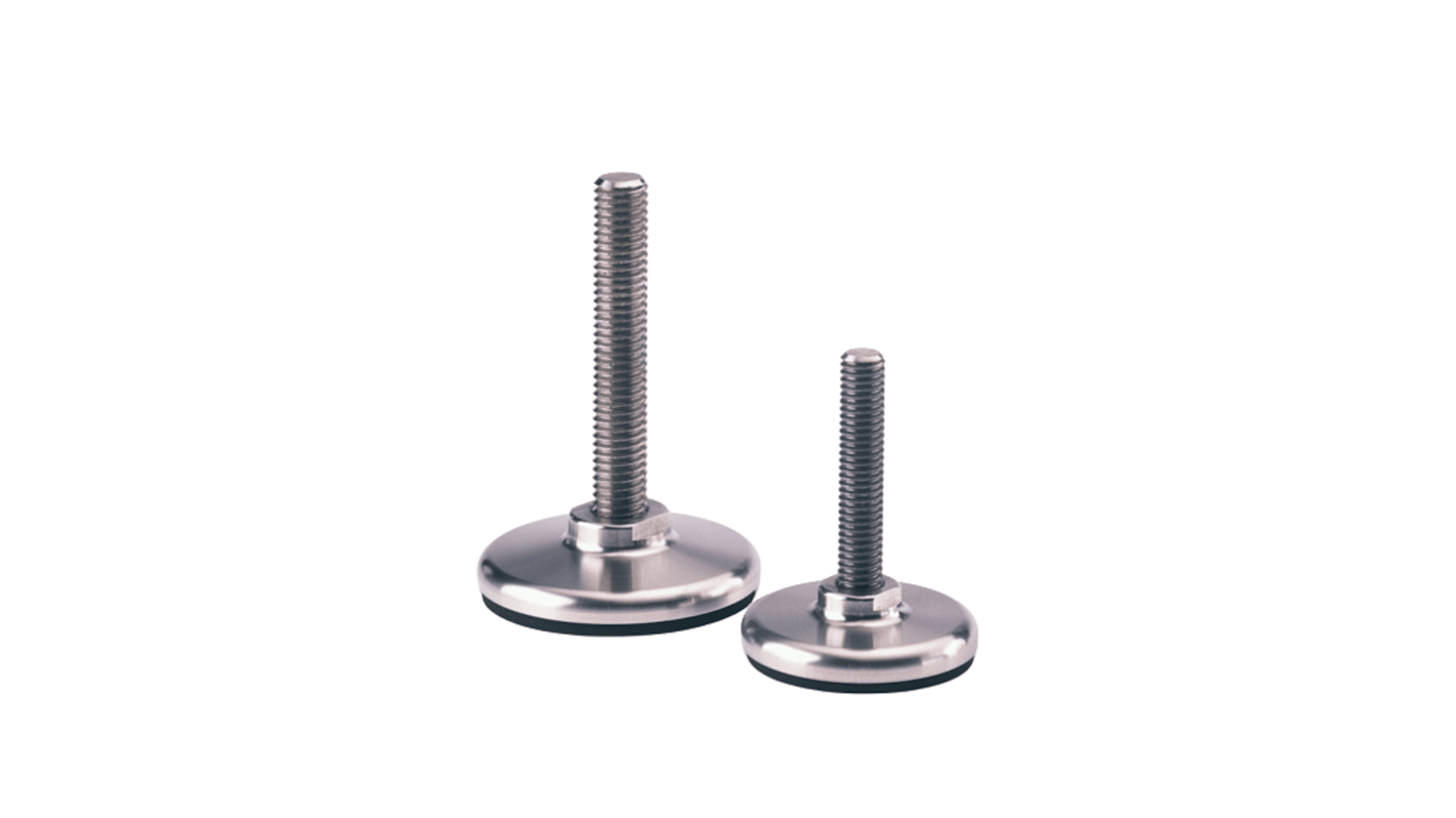 Low Profile Fixed Stud Stainless Steel F