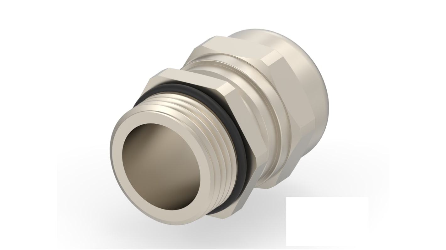 1SNG Series Brass Brass, CR, NBR Cable Gland, M20 Thread, 6mm Min, 12mm Max, IP66, IP68