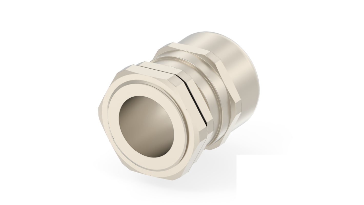1SNG Series Brass Brass, CR, NBR, PA 6 Cable Gland, M32 Thread, 15mm Min, 21mm Max, IP66, IP68