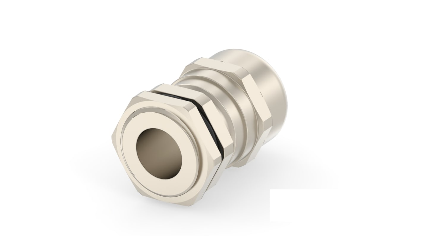 1SNG Series Brass Brass, CR, NBR, PA 6 Cable Gland, PG11 Thread, 5mm Min, 10mm Max, IP66, IP68