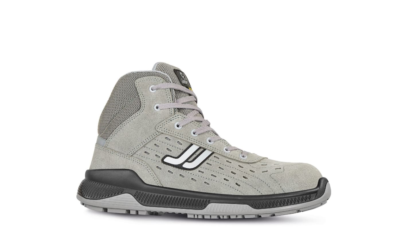 Jallatte JALKANBAN JI166 Black, Grey ESD Safe Composite Toe Capped Unisex Safety Shoes, UK 5, EU 38
