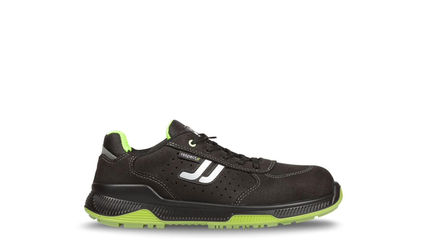 Zapatos de seguridad Unisex Jallatte de color Negro, amarillo, talla 42, S1P SRC