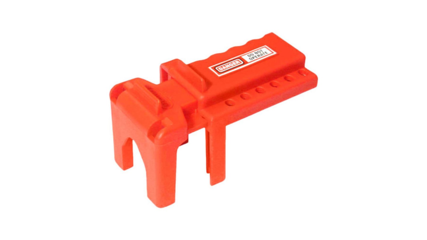 Spectrum Industrial Orange 6-Lock Polyurethane Ball Value Lockout