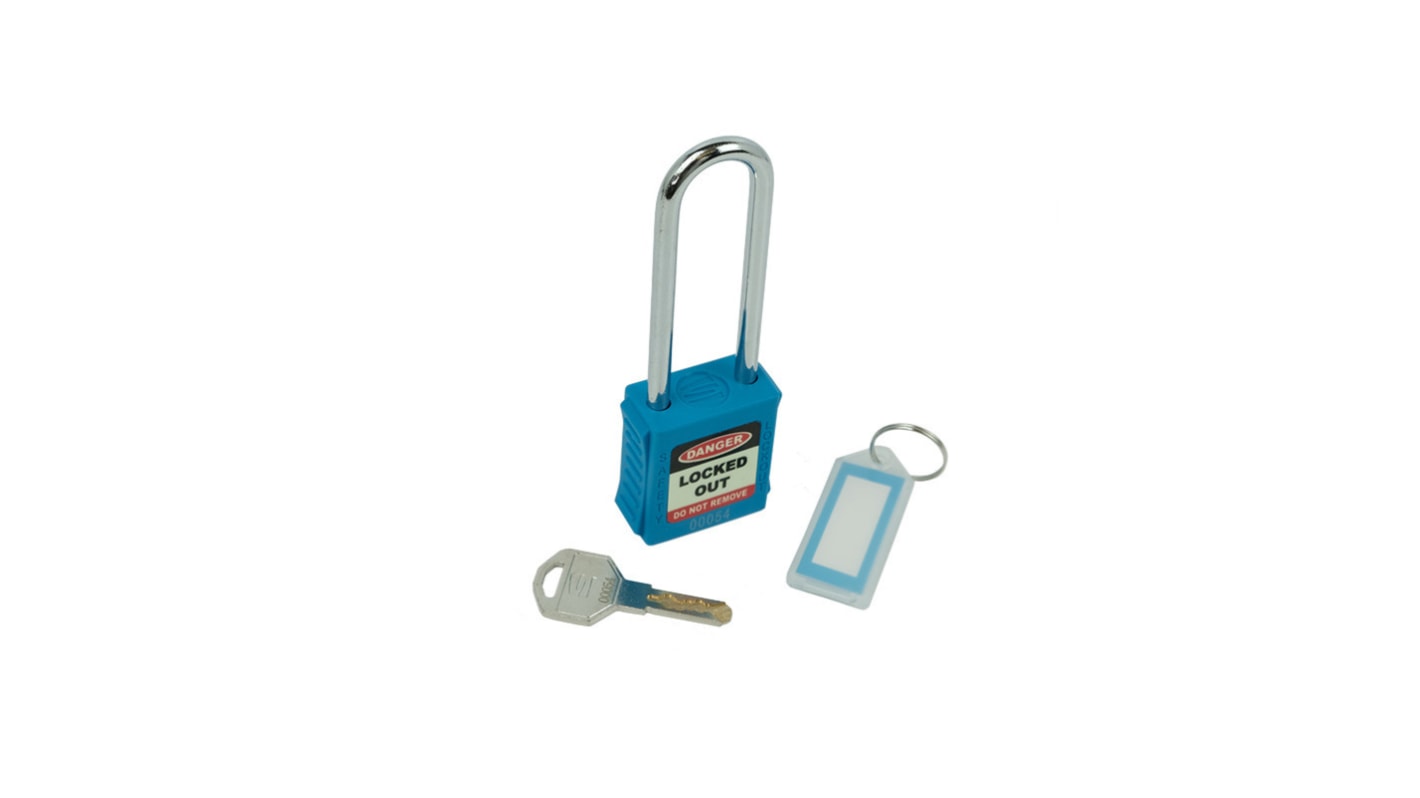 Spectrum Industrial Blue 1-Lock Nylon Safety Lockout, 6mm Shackle