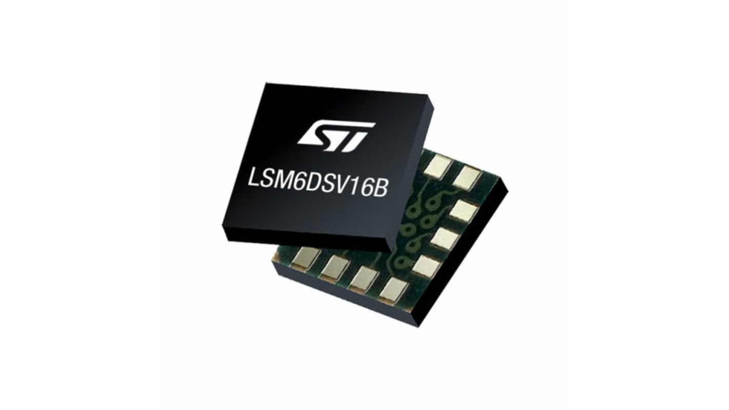 Mozgásérzékelő modul, LSM6DSV16BTR, 6-tengelyes, 14-tüskés, LGA-14L