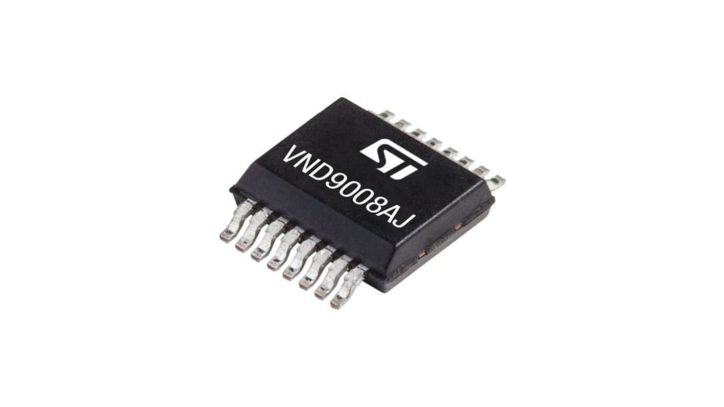 Modulo Driver gate VND9008AJTR, CMOS, 67 A, 36V, PowerSSO-16, 16-Pin