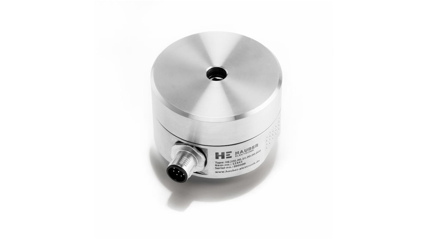 Sensor de vibraciones Hauber Elektronik HE200.00.64.01.00.00.000, vibraciones: 64mm/s, 20 mA, -40°C → +85°C