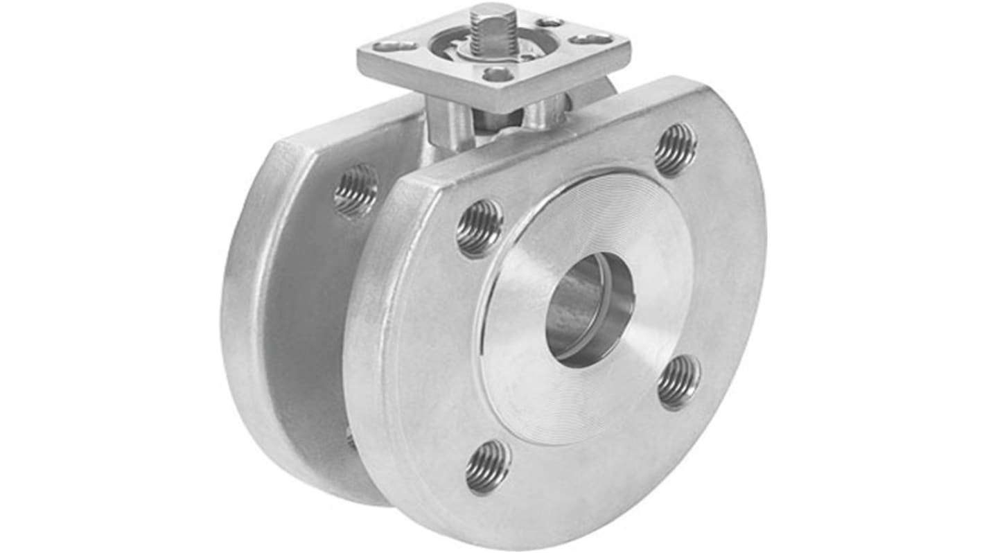 Festo Stainless Steel 2 Way, Ball Valve, 15mm, 40bar Operating Pressure