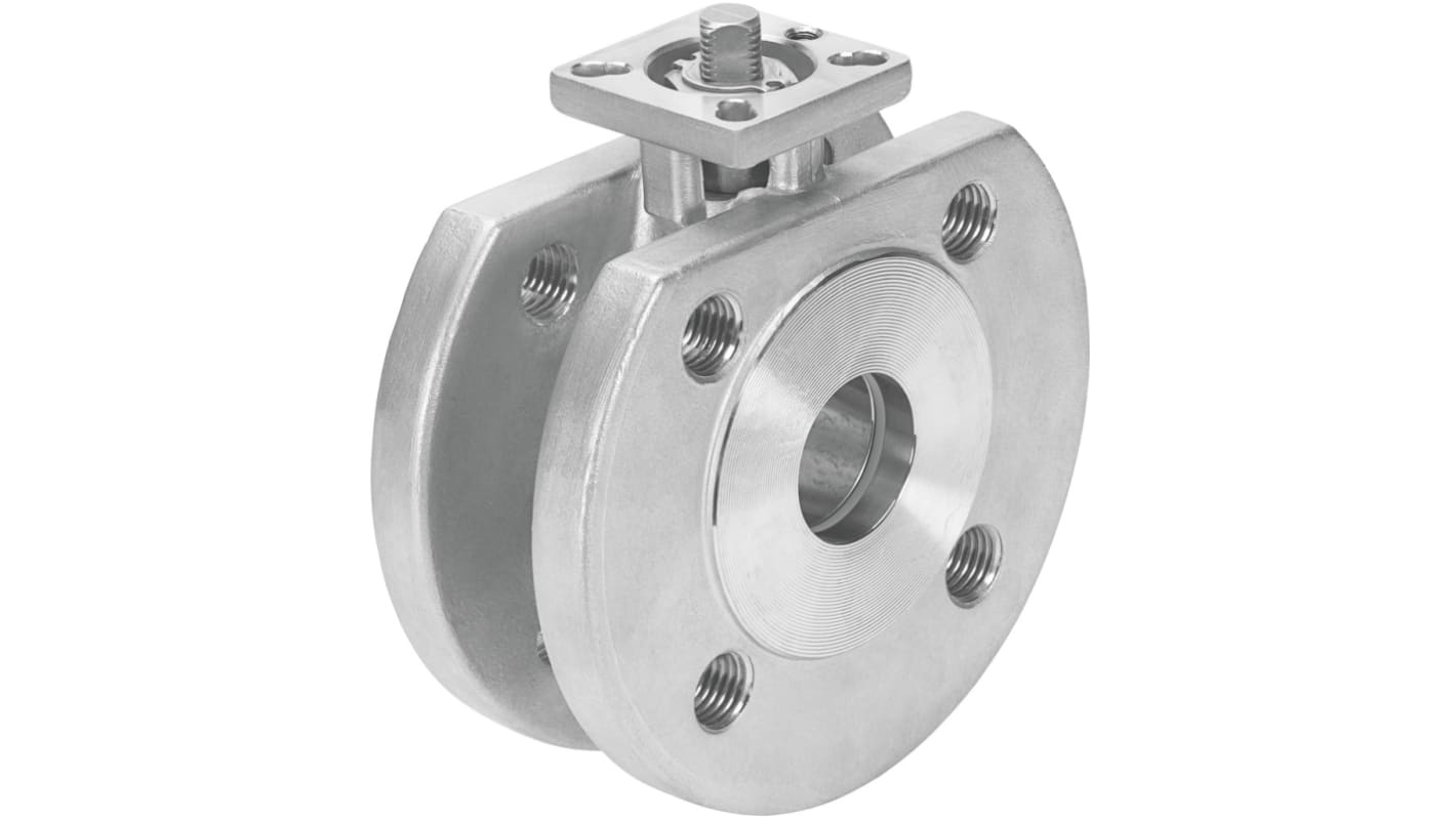 Festo Stainless Steel 2 Way, Ball Valve, 50mm, 40bar Operating Pressure