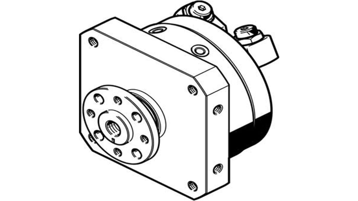 Festo DSM Series 10 bar Double Action Pneumatic Rotary Actuator, 270° Rotary Angle, 16mm Bore