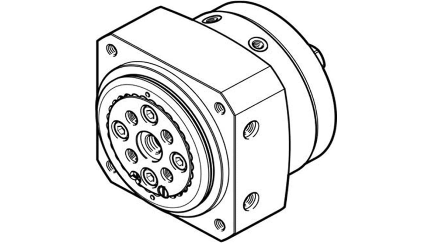 Festo Pneumatischer Drehantrieb, Drehwinkel 270°, Bohrung Ø 25mm, 10 bar