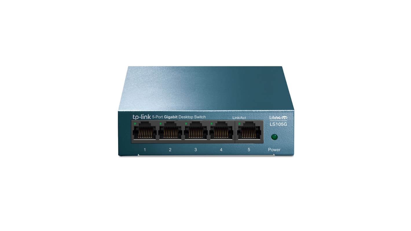 TPLink LS105G, Unmanaged 5 Port Switch RS