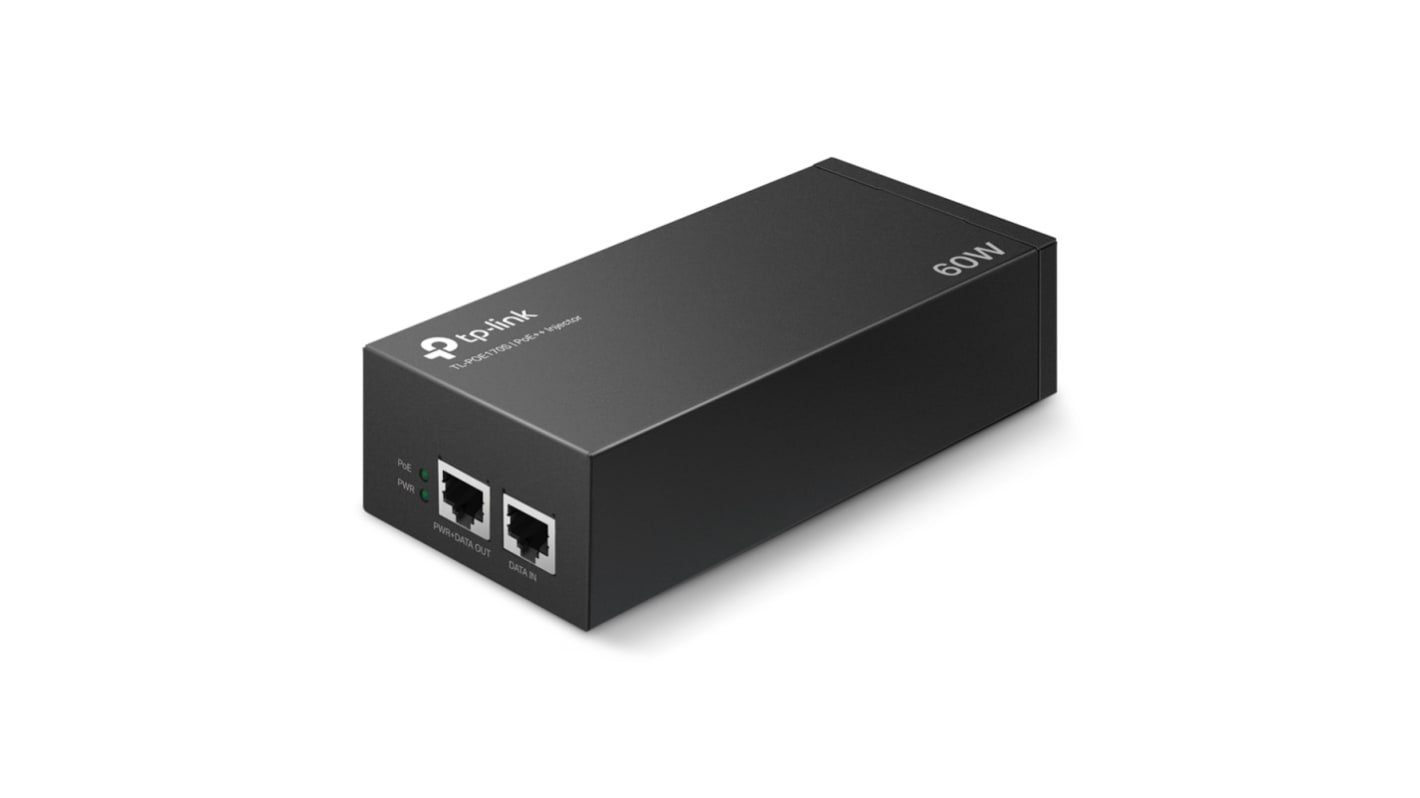 TP-Link 2 Port POE Injector, 100 - 240V Input, 60W